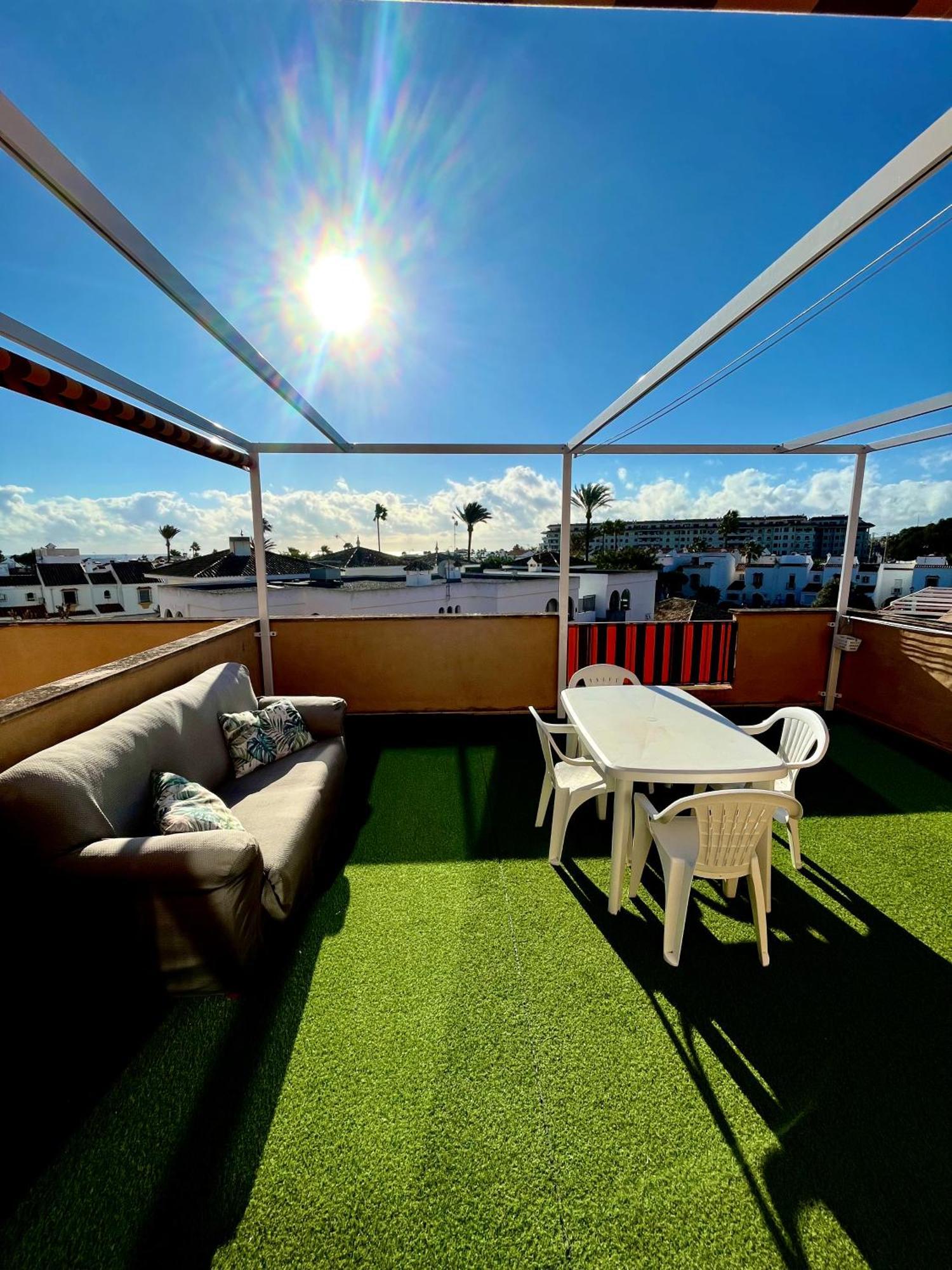 Atico Con Gran Terraza A 50 Metros De La Playa De Casares Apartment Сан Луис де Сабинияс Екстериор снимка